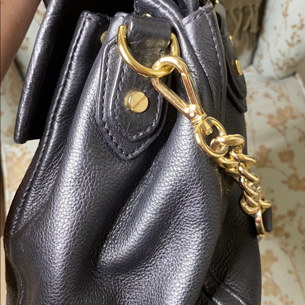 Michael Kors Black Leather Purse - Picture 5 of 6
